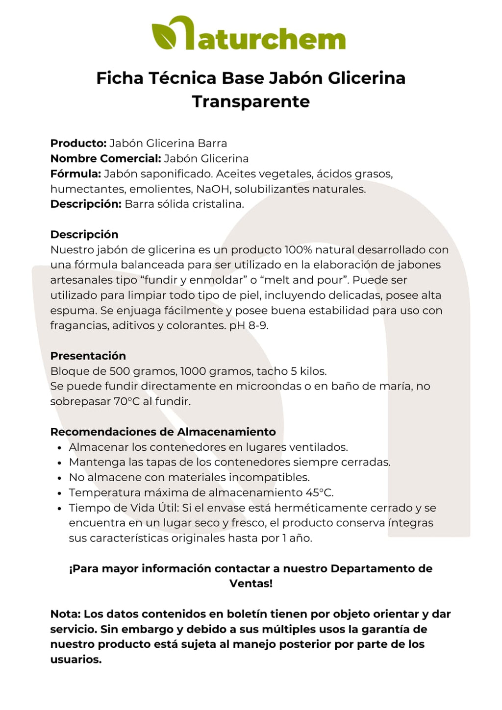 BASE GLICERINA TRANSPARENTE