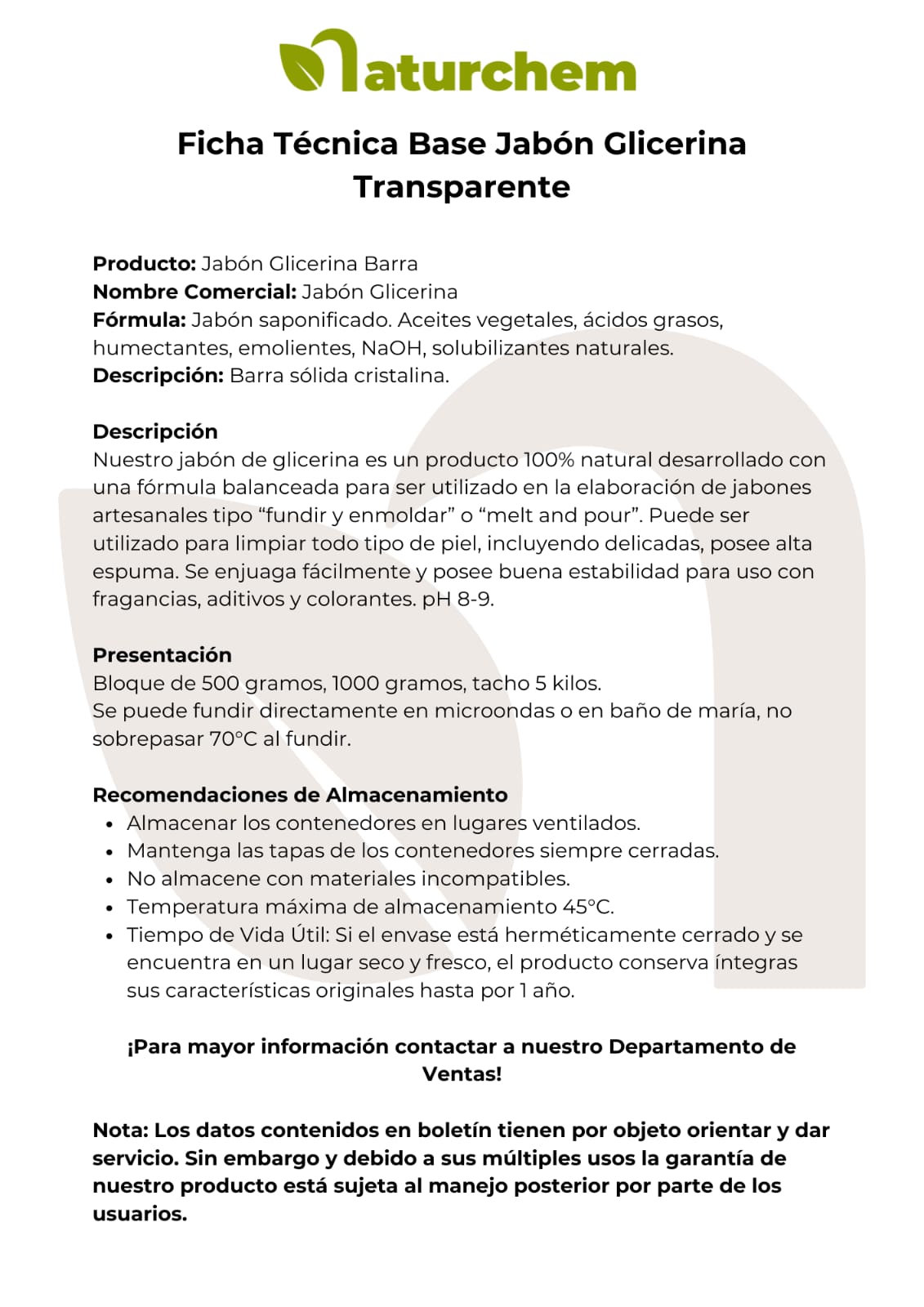 BASE GLICERINA TRANSPARENTE