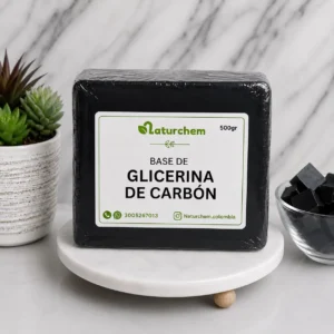 Base glicerina carbón activado